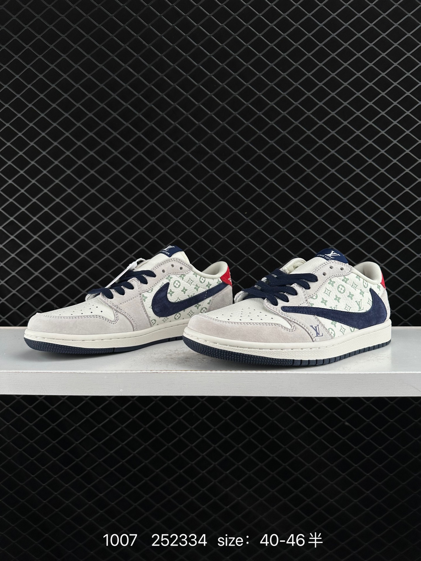 fragment design x Travis Scott x Nike Air Jordan 1 Low OG SP”Black/Green Toe“